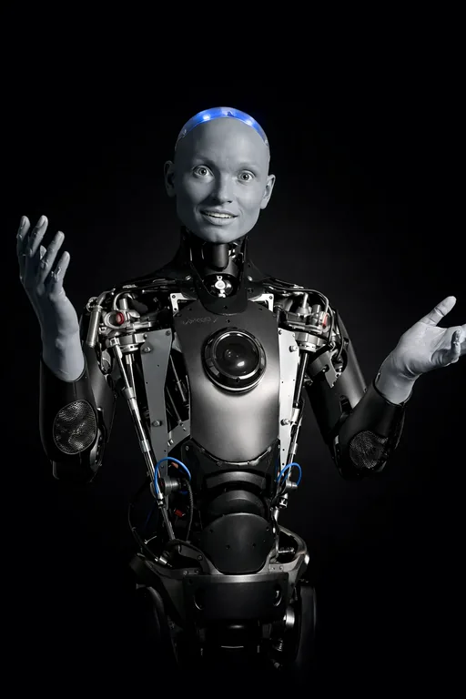 Photo de Engineered Arts Ameca, robot humanoïde recherche