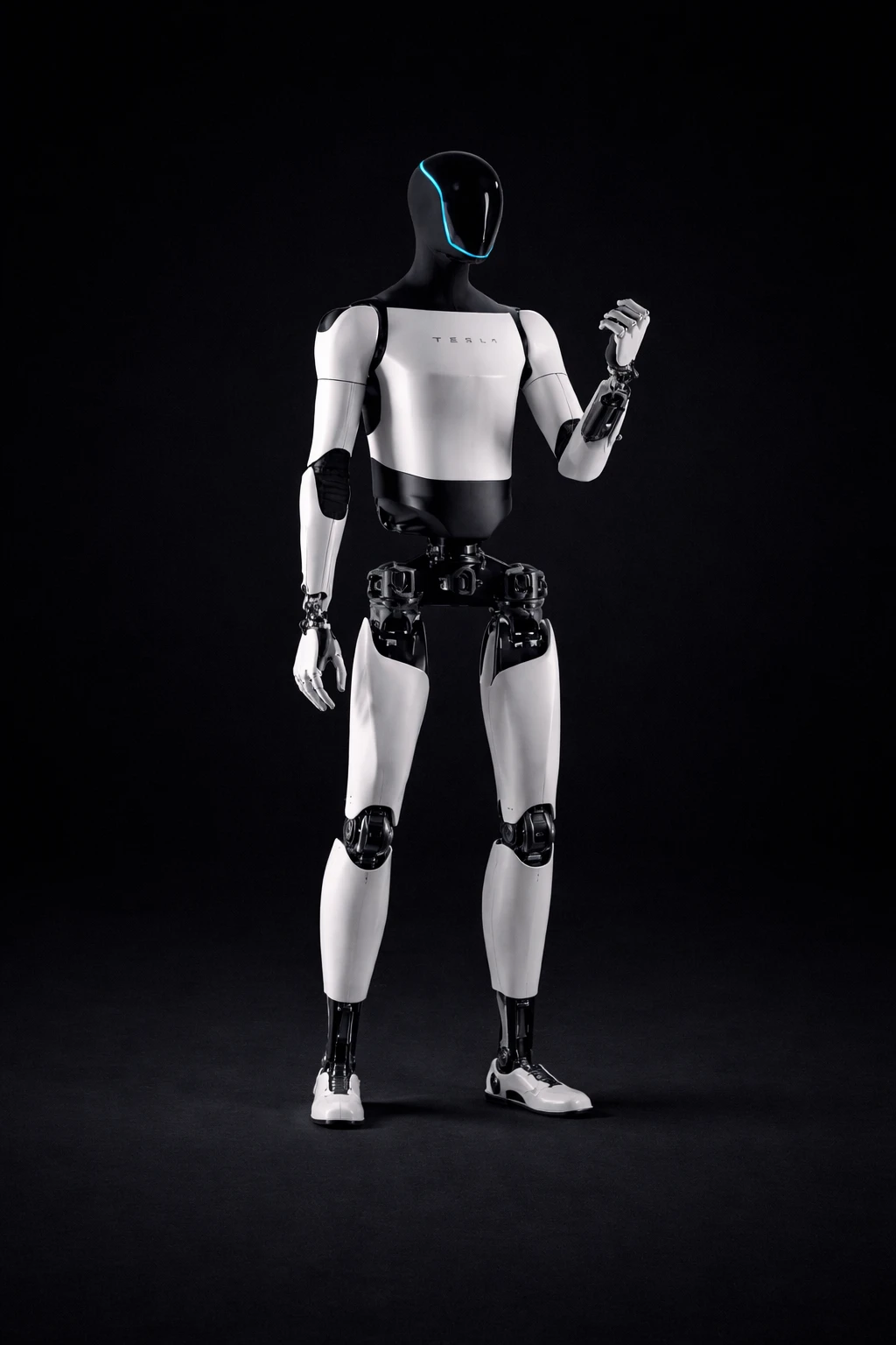 Photo de Tesla Optimus, robot humanoïde industriel