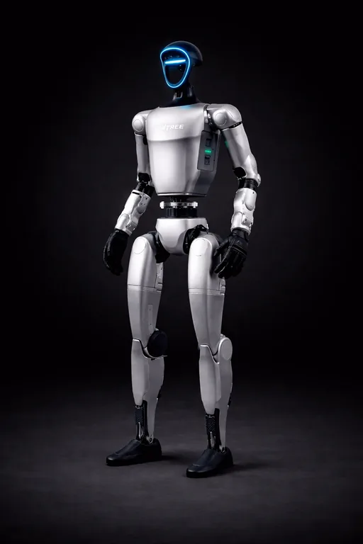Photo de Unitree G1, robot humanoïde logistique